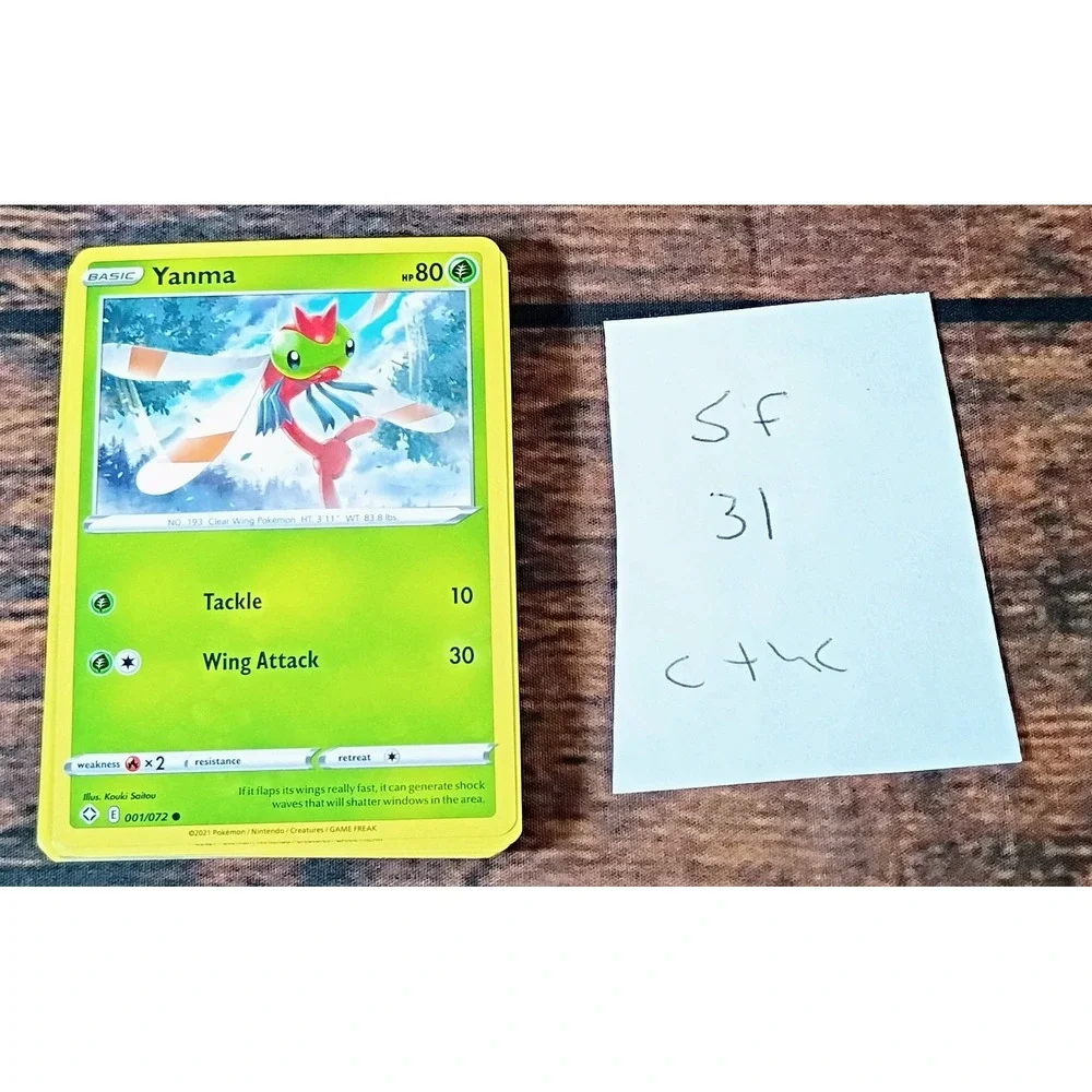 Pokemon Shining Fates TCG 31 Card Lot Yanma Eevee Morpeko Trainer Cards 2021